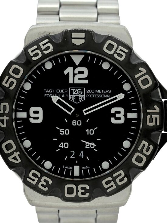 Tag Heuer 44mm Men\'s Formula 1 Black Dial Swiss Quartz Dive Watch! Ref: WAH1010! main image 2